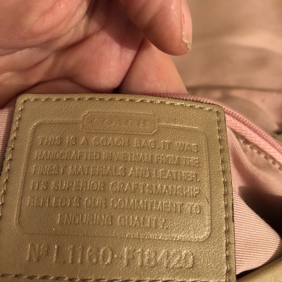 Authentic coach, signature, shoulder bag - Picture 7 of 7